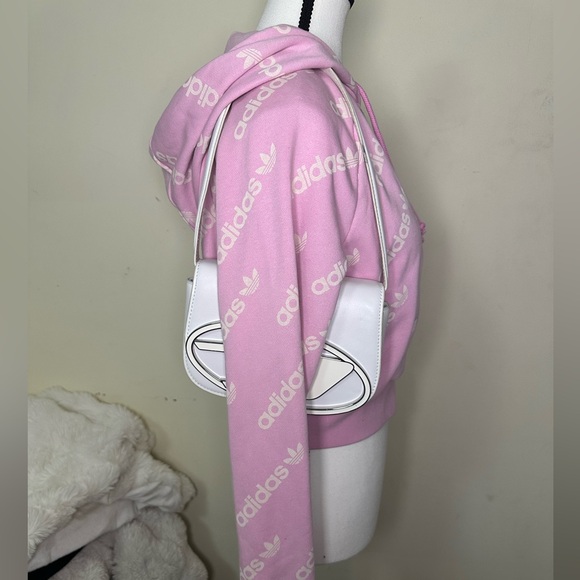 Adidas Light Pink Semi Cropped Jacket 💕 - Picture 2 of 6